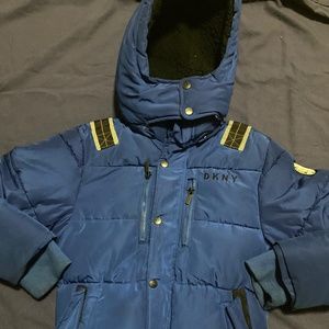 Royal Blue DKNY Puffer